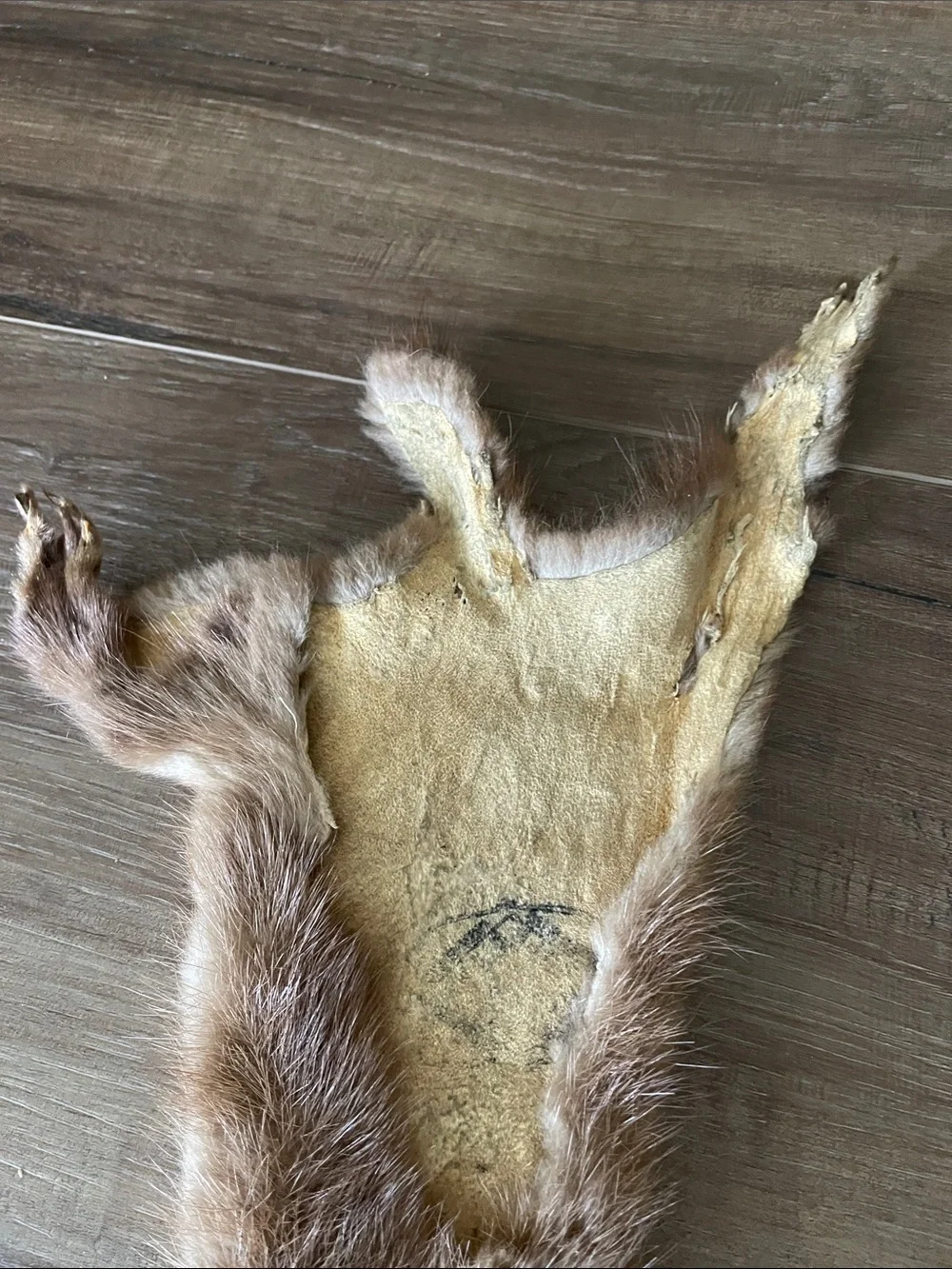 VTG Authentic Brown Fur Neck Wrap